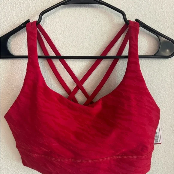 lululemon athletica Vibrant Red Sports Bra Lunar Edition - Picture 4 of 7